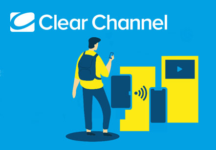 Exemple de présentation d'étude interactive et animée pour Clear Channel
