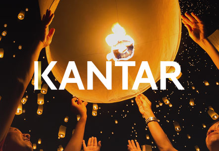 Exemple de site d'évènement pour Kantar
